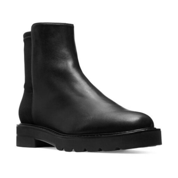 Stuart Weitzman Shoes - Stuart Weitzman 5050 Lift Black Leather Booties - new